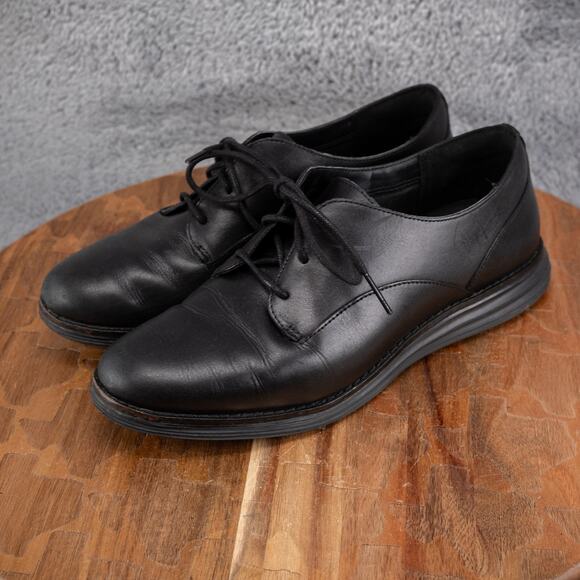 Cole Haan Women's Original Grand Plain Oxford Black Leather W26711 Size 5.5 B - Picture 3 of 8